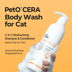 Breezytail PetO’Cera champú gato hidrata y suaviza pelaje