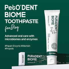Pasta dental Petodent Breezytail sobre dedo, aplicación fácil