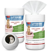 Breling toallitas para caja de arena de gatos, limpieza rápida y sin esfuerzo.