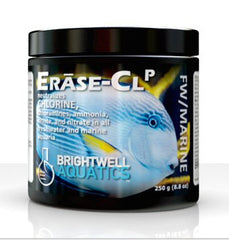 Brightwell Aquatics Erase CL P, botella: neutraliza cloro, cloraminas y amoníaco para acuarios.