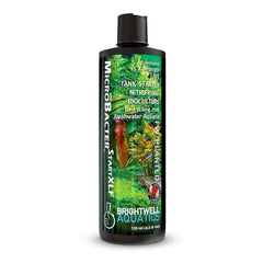 Brightwell Aquatics MicroBacter Start XLF bottle pour to start tank cycling