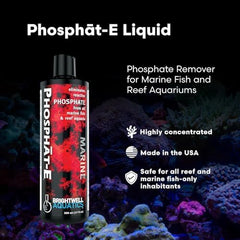 Phosphat-E Brightwell Aquatics aplicación en acuario marino