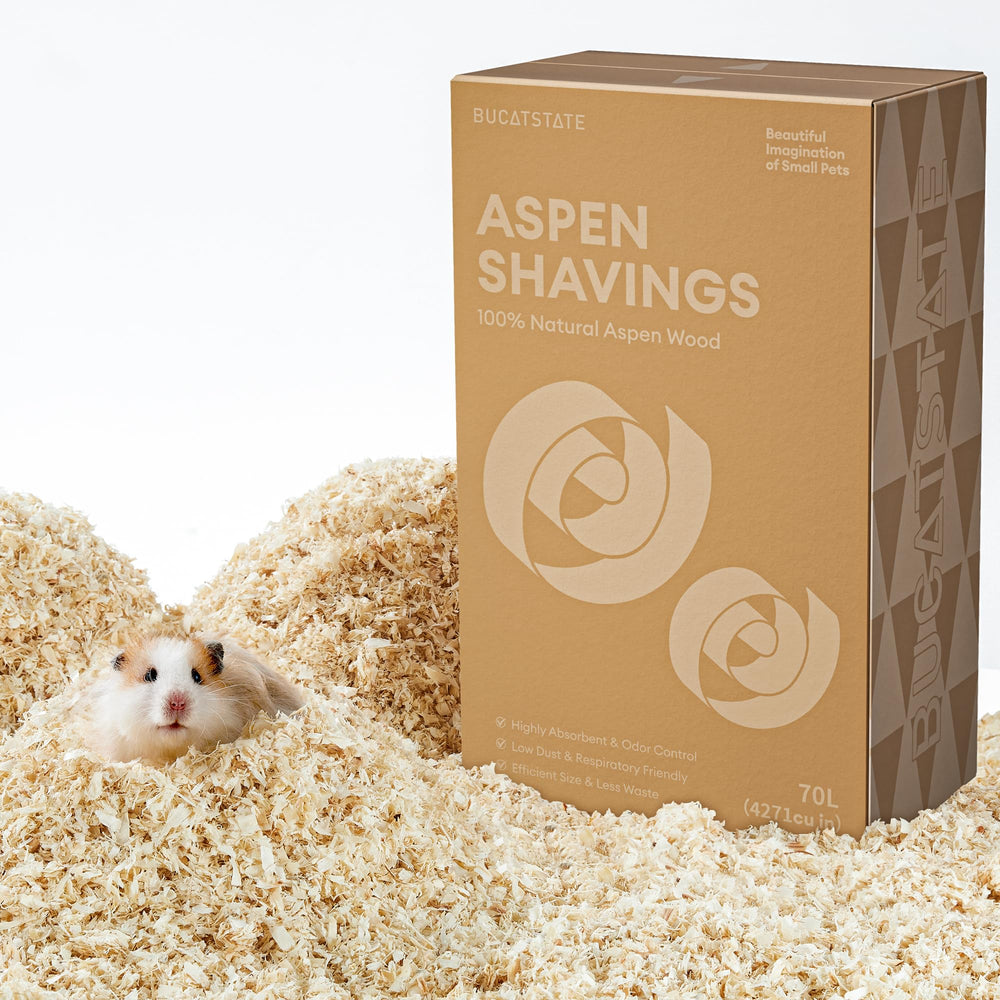 BUCATSTATE Aspen: sustrato compacto para roedores y mascotas pequeñas