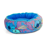 Buckle-Down cama para perro Disney Stitch Scrump azul lavanda, confort suave para siestas largas.