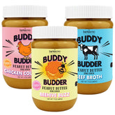BUDDY BUDDER jarras de 17 onzas para perros activos