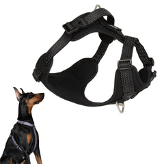 Arnés BuddyArmor con ajuste ergonómico para paseos cómodos diarios.