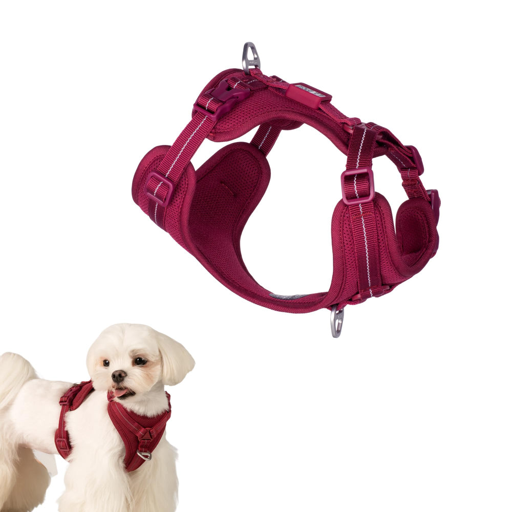 Arnés BuddyArmor todo clima con tejido suave para comodidad diaria.