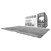 Bulldogology carbono negro, almohadilla de entrenamiento con cinta adhesiva para fijar en casa.