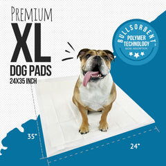 Puppy pads Bulldogology XL con 6 capas para mayor absorción de líquidos