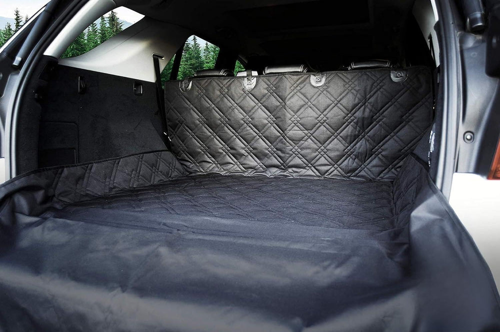 Bulldogology protector de maletero impermeable para perros, ideal para viajes.