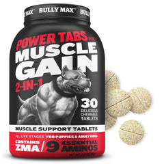 Bully Max tabletas-musculo caja: refuerzo muscular para perros de todas las edades.