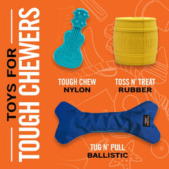 BULLYMAKE estimulación dental con texturas variadas para perros grandes.