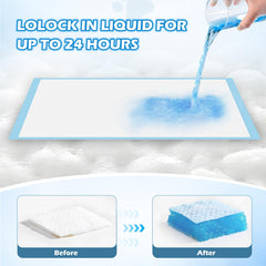 Bulubaky almohadillas 23x23 absorcion rapida mantiene la superficie seca.