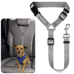BWOGUE cinturon de asiento para perro, seguridad en el coche durante el viaje.