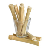 BWOGUE Juguete masticable de bambú dulce para pequeños roedores, entretenimiento diario.