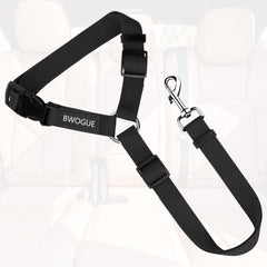 BWOGUE reposacabezas auto con correa ajustable para mascotas, fácil de colocar.