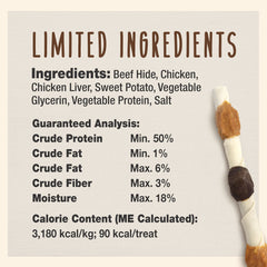 Cadet Gourmet res-pollo-10-pulgadas: masticación de calidad para perros grandes.