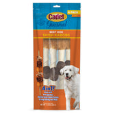 Cadet Gourmet res-pollo-batata-10-pulgadas: snack natural para perros grandes, útil como recompensa.