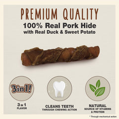 Cadet Gourmet Triple Chews: relleno de batata dulce, sabor sabroso y saludable.