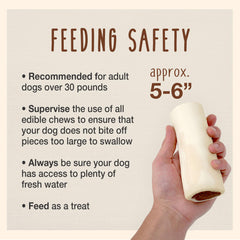 Cadet Hueso relleno queso para perros grandes, sesión de masticación prolongada