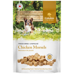 Caledon Farms Mordiscos de Pollo para Perros frente: recompensa sabrosa para entrenamiento.
