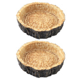CalPalmy tazones alimento y agua 2-pack, alta capacidad para reptiles