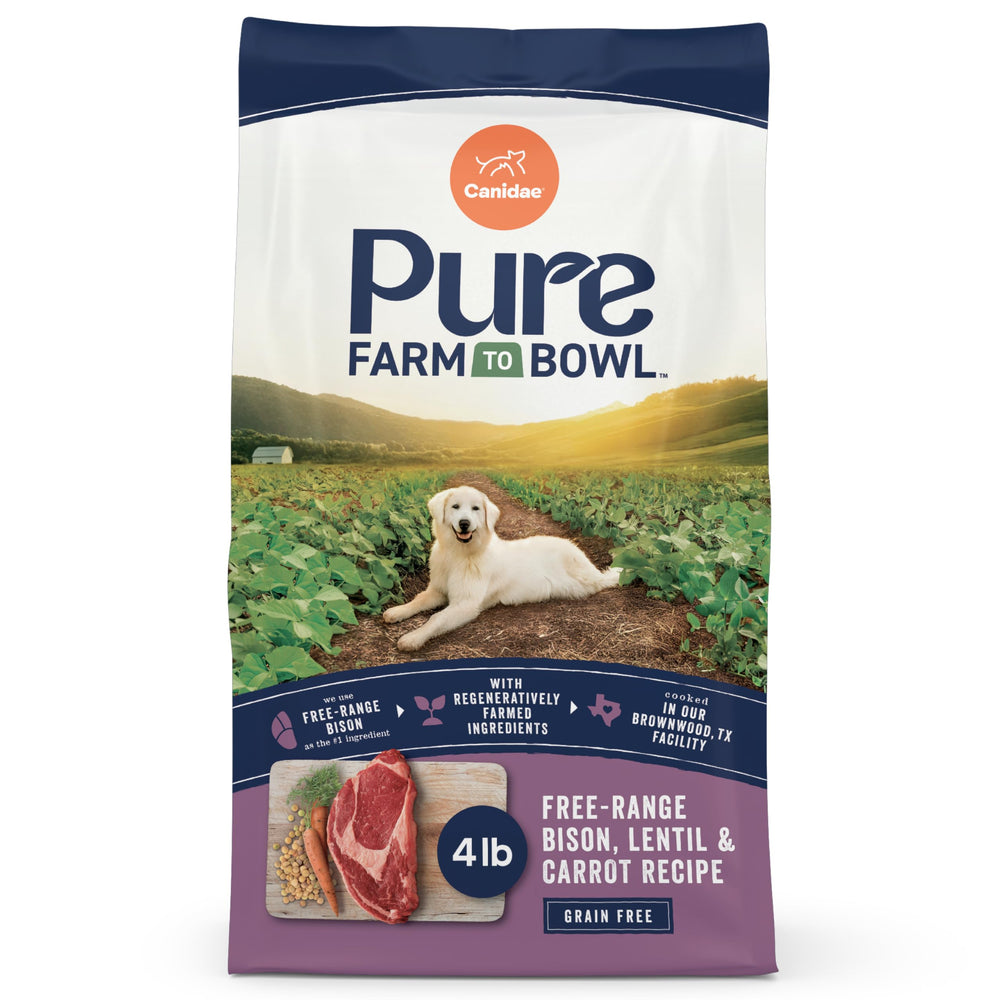 Canidae Pure Bison libre envase: dieta diaria sin granos para perros adultos