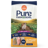 CANIDAE Pure, frente de la bolsa, pollo de granja que apoya desarrollo muscular.