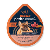 canidae pure petite carne picada y zanahorias en caldo: sabor real para perros pequeños