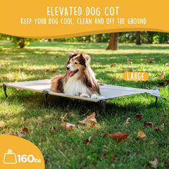 CANINE CANYON Daisy Cot para exterior, ideal en camping.