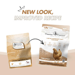 Canine Caviar Tazón de comida seco, ideal para crías y perros adultos.