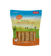 Canine Naturals rollos-pollo-mini, sabrosos y fáciles de masticar para perros pequeños