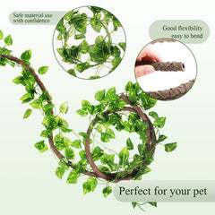 Canlierr ramas para terrario ofrecen apoyo seguro para reptiles.