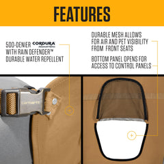 Carhartt barrera de nylon duck con ventilación y visibilidad para la mascota.