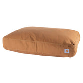 Carhartt cama para perros, vista frontal, lona duradera lista para uso diario.