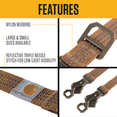 Costura triple reflectante de la correa Carhartt para mayor visibilidad