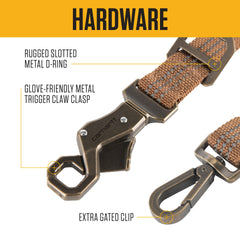 Gancho metálico tipo garra de la correa Carhartt, fácil de usar con guantes