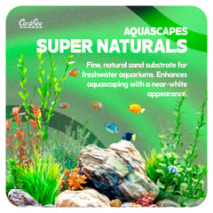 CaribSea Supernatural, arena ph neutro, ideal para acuarios mixtos y estables.