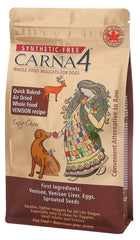 CARNA4 alimento para perros con venado: bocado suave y fácil de masticar.