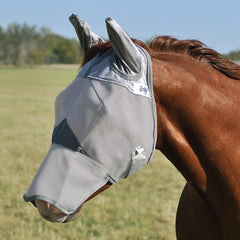 Cashel Crusader: máscara anti moscas para caballo con orejas largas, protección y confort.