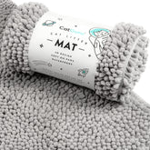 CatGuru Alfombra para arena de gatos mediana atrapa arena y mantiene el suelo limpio.