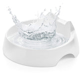CatGuru tazón agua gatos amplio: diseño ancho para mayor comodidad de los bigotes.