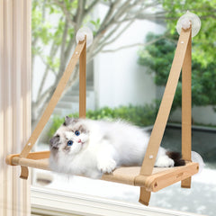 Catism hamaca-ventana-gato ofrece descanso cómodo junto a la ventana para tu gato.