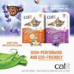 Catit Go Natural, tapa para caja de gatos, ofrece privacidad durante el uso.