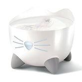 Catit PIXI bebedero con triple filtro para agua limpia y fresca.