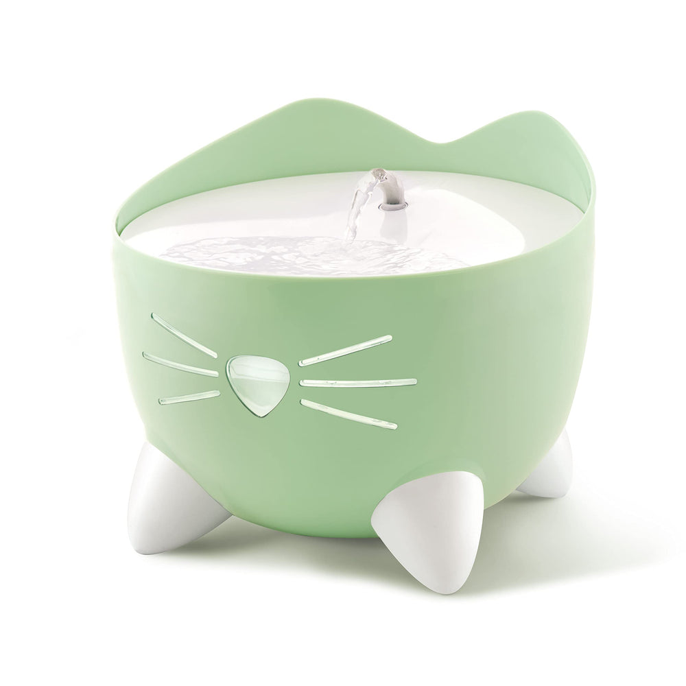 Catit PIXI fuente de agua, flujo tranquilo, favorece la hidratación de gatos selectivos.