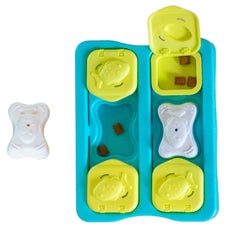 Catstages Kitty Cube: gato jugando azul estimula curiosidad y aprendizaje