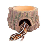 CAVACHEW cueva-oculta-3en1, refugio seguro para reptiles.