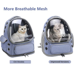 Mochila para gato Cawypety carcasa anti rayaduras protege la superficie.