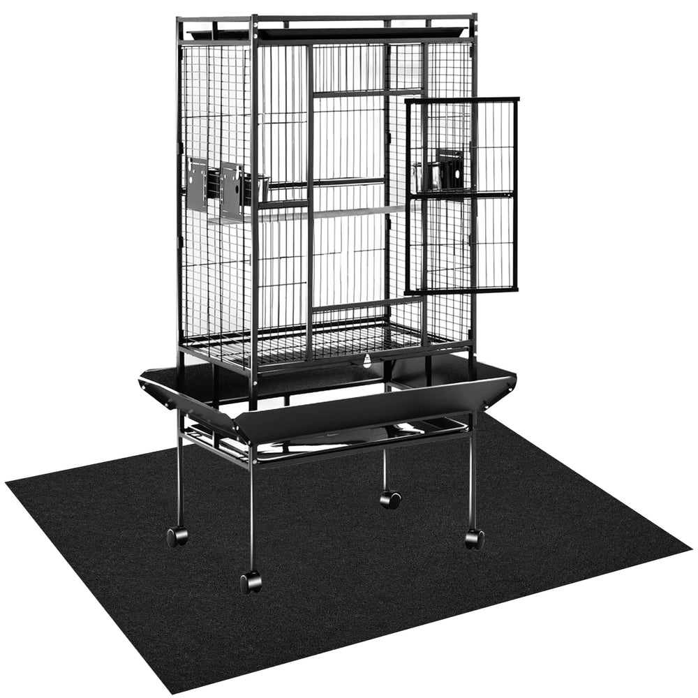 Almohadilla CebraBounze para jaula de aves, protector de suelo.